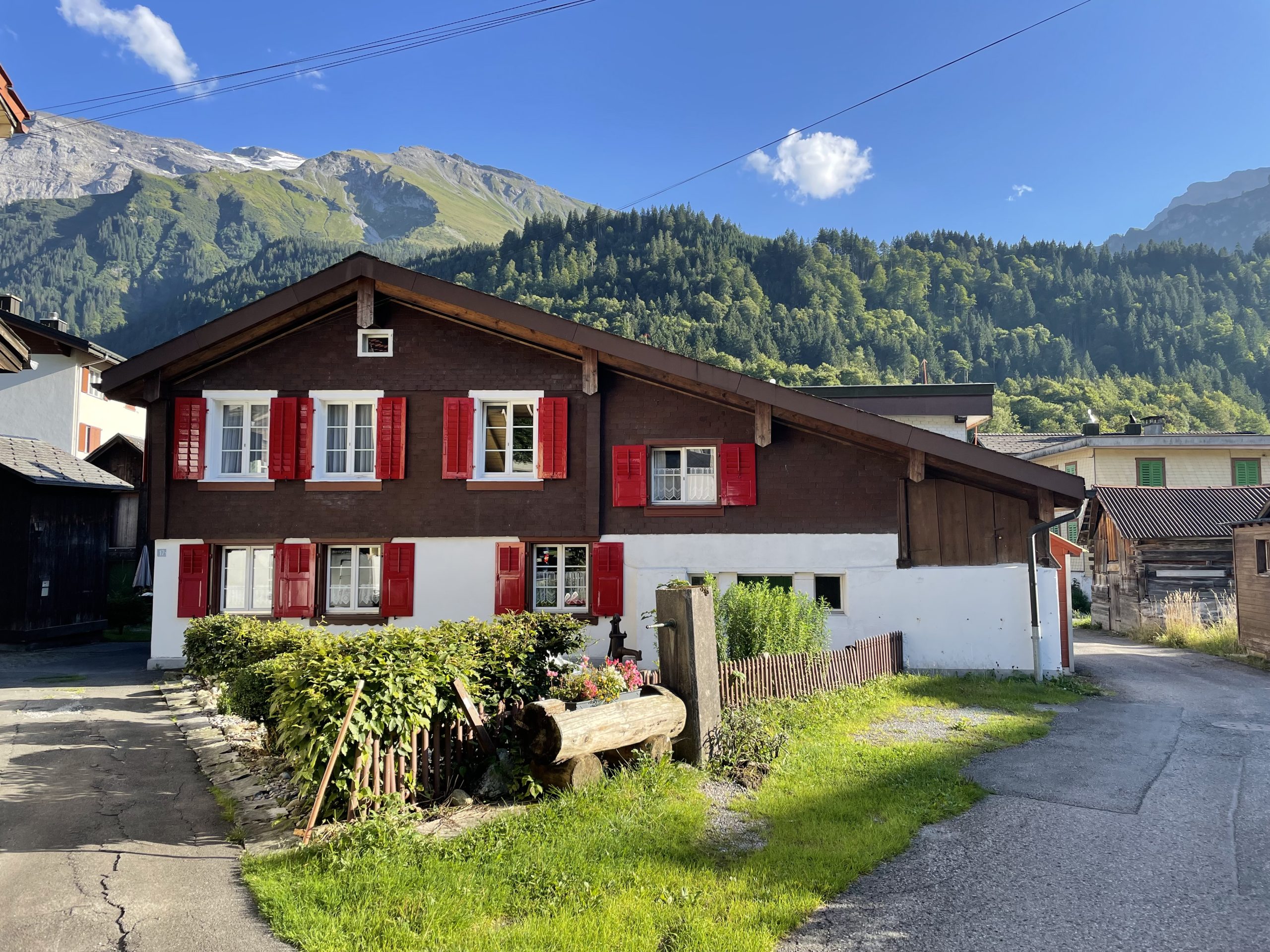 Haus in Engelberg, Schweiz.